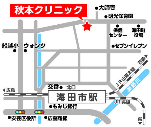 秋本クリニック地図